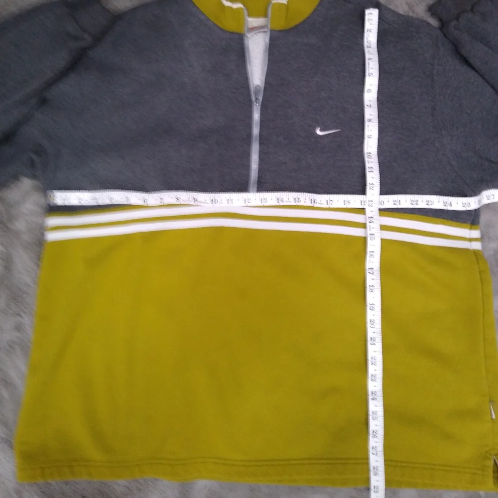 Vintage 90's Y2K Nike 1/4 Zip Sweatshirt XXL - Picture 5 of 6
